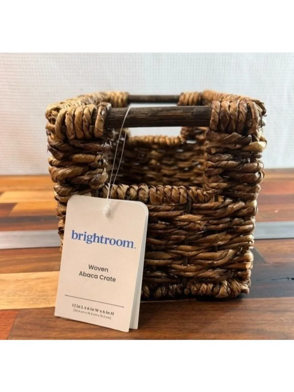 Brightroom Woven Abaca Small Bin, rustic, shabby chic, country